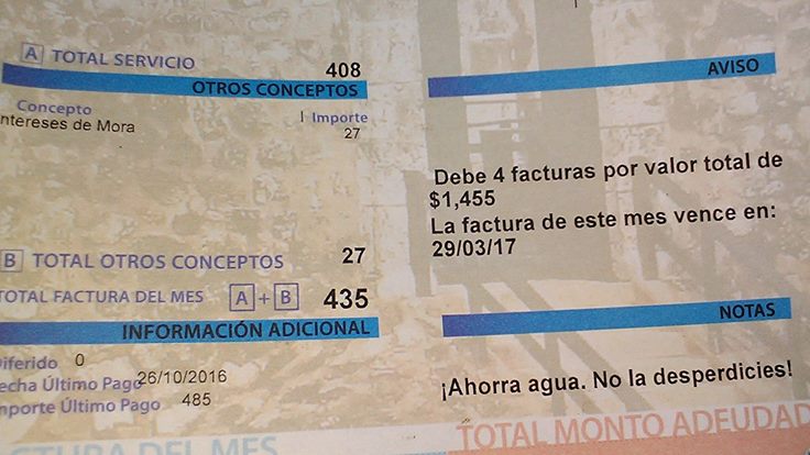 Denuncian aumento factura de la Triple A