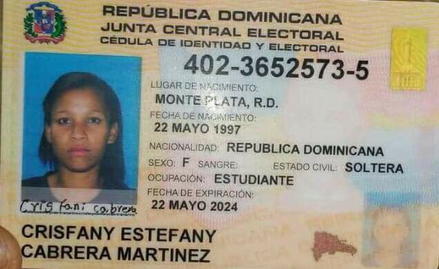 Denuncian Joven de Villa Isabela está desaparecida