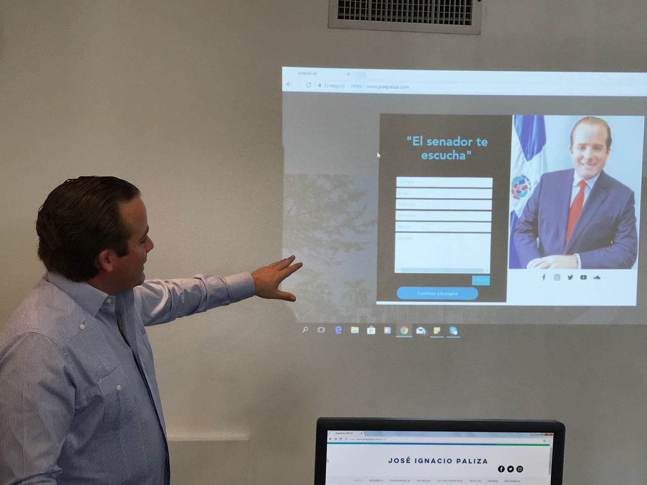 Oficina Senatorial de Puerto Plata pone en funcionamiento página web como contacto directo con los ciudadanos