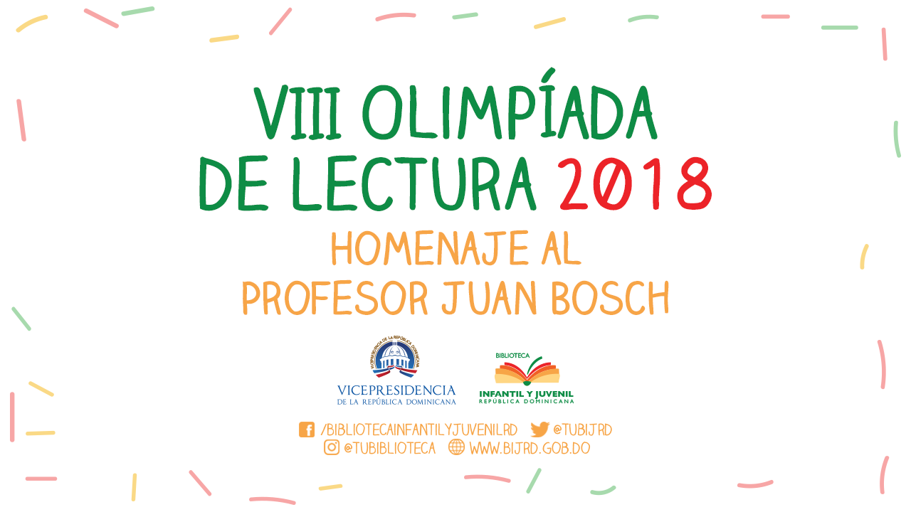 Convocan a 8va Olimpíada de Lectura en homenaje al Profesor Juan Bosch