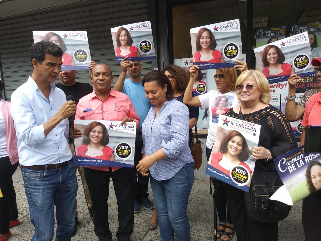 Marisol Alcántara realiza caminata