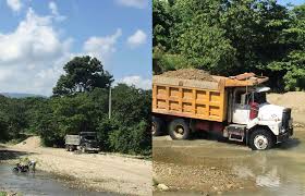 Comunidad pide detener extracción agregados de río Camú