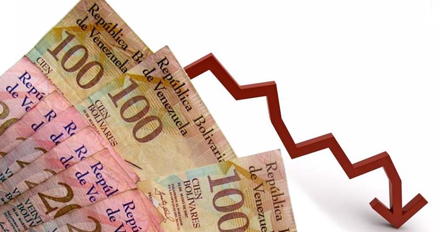 Economía de Venezuela vuelve a desplomarse.