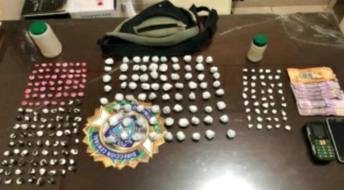 Apresan hombre con diferentes narcóticos.