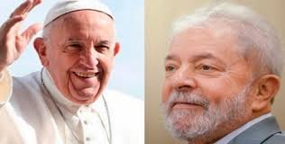 El papa recibe a Lula en el Vaticano.