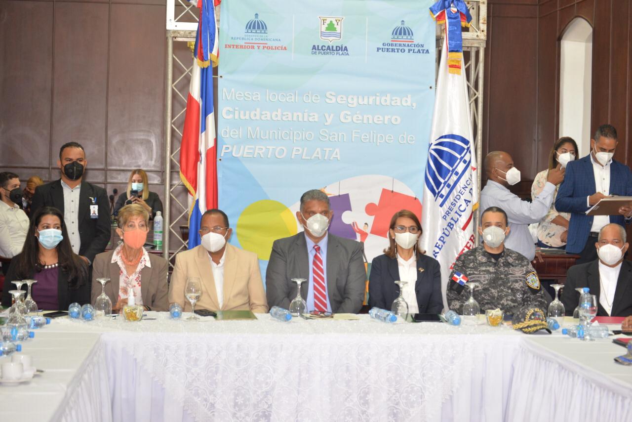 Interior y Policía, junto Alcaldía activan Mesa de Seguridad Ciudadana y Género en este municipio.