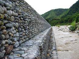 Obras Públicas terminará muros de gaviones la Llaguita