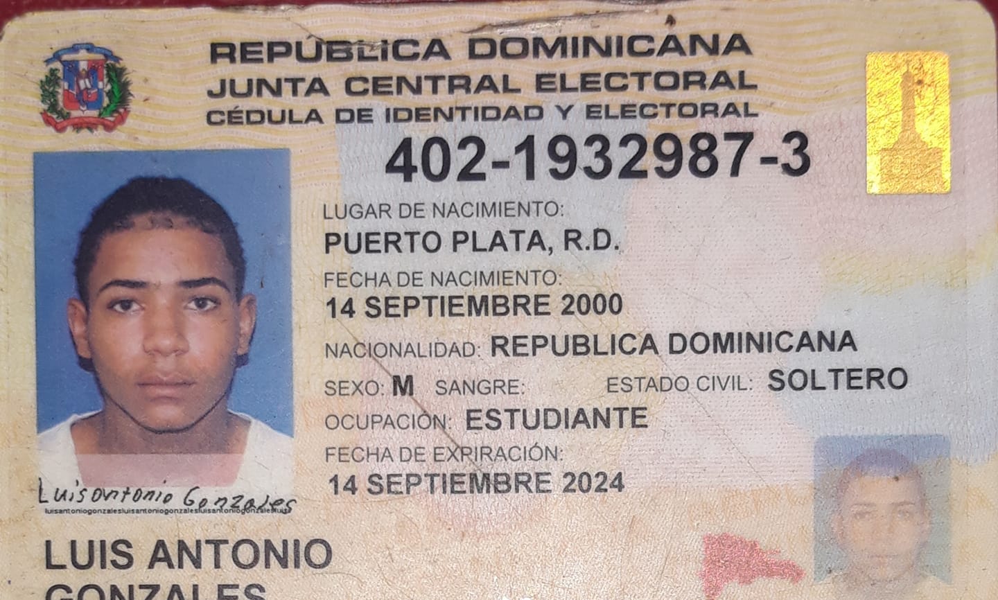 Muere joven de Puerto Plata en accidente en Gaspar Hernández