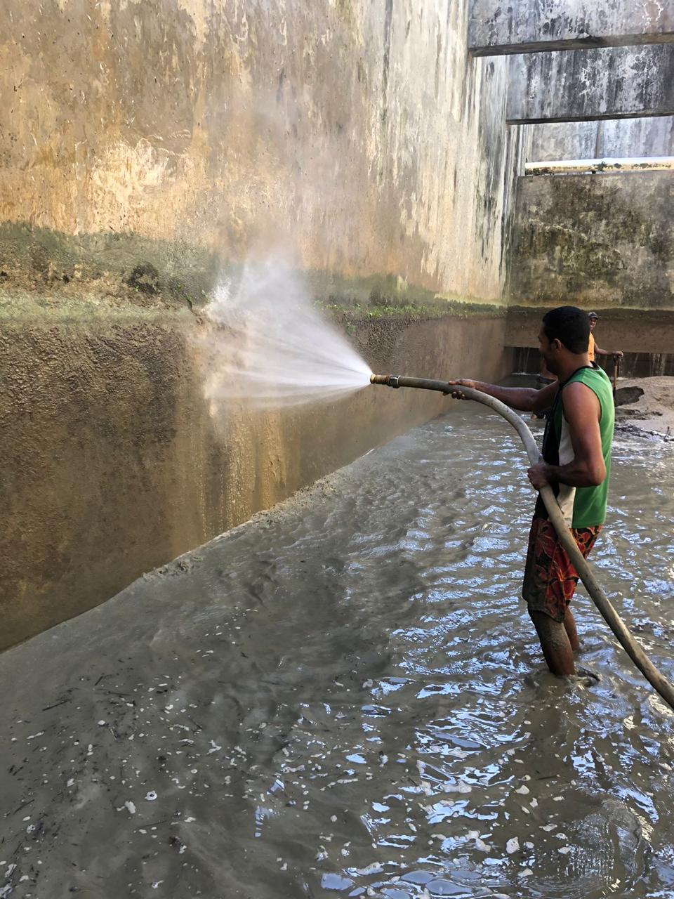 Coraapplata da mantenimiento a obra de toma Madre Vieja