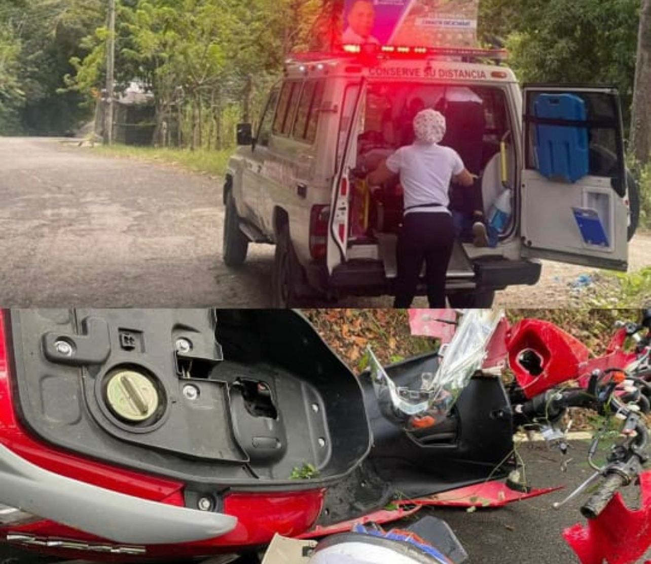 Un extranjero muerto y un herido en accidente de transito