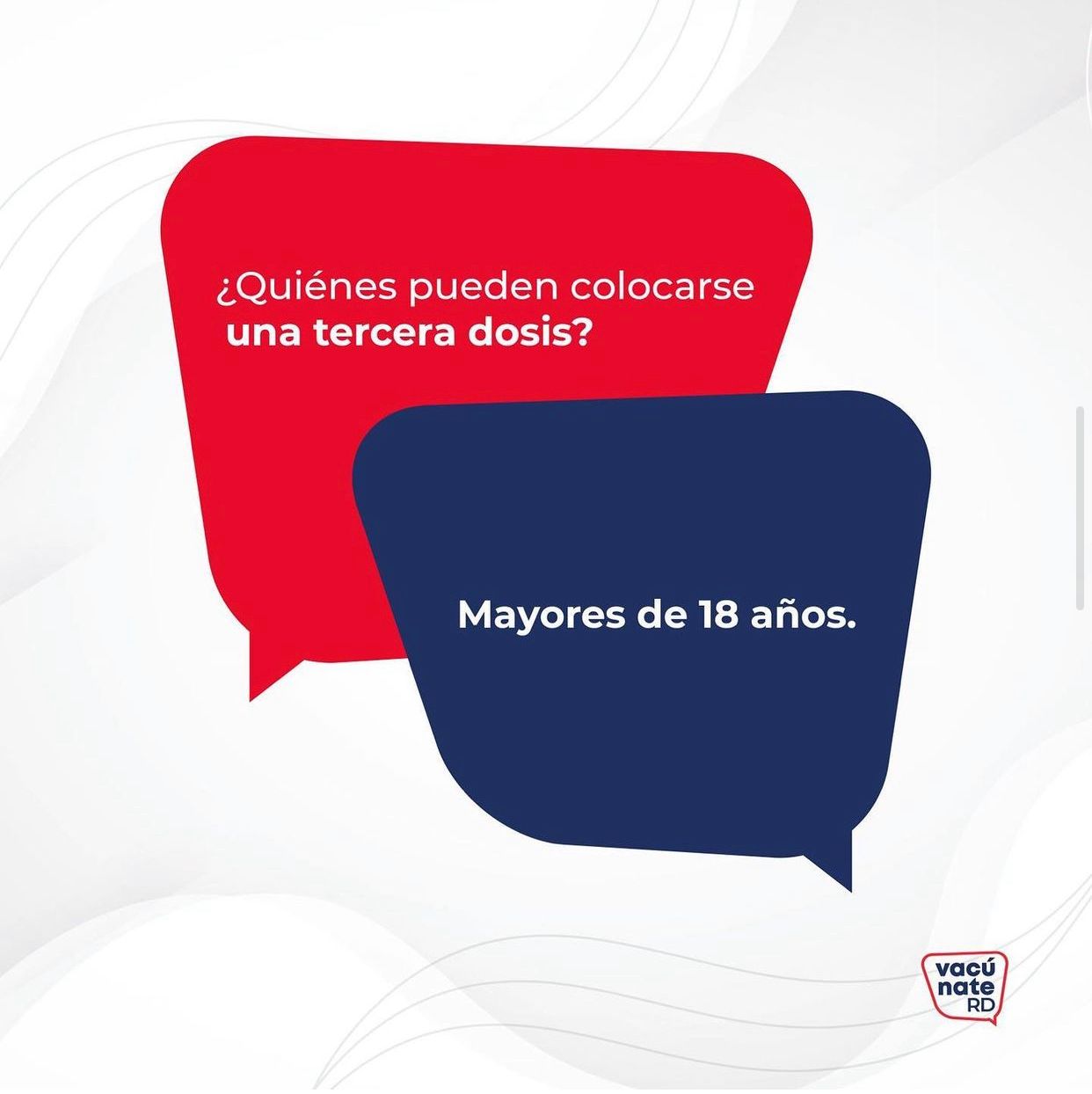 Menores de 18 años no requieres tres dosis
