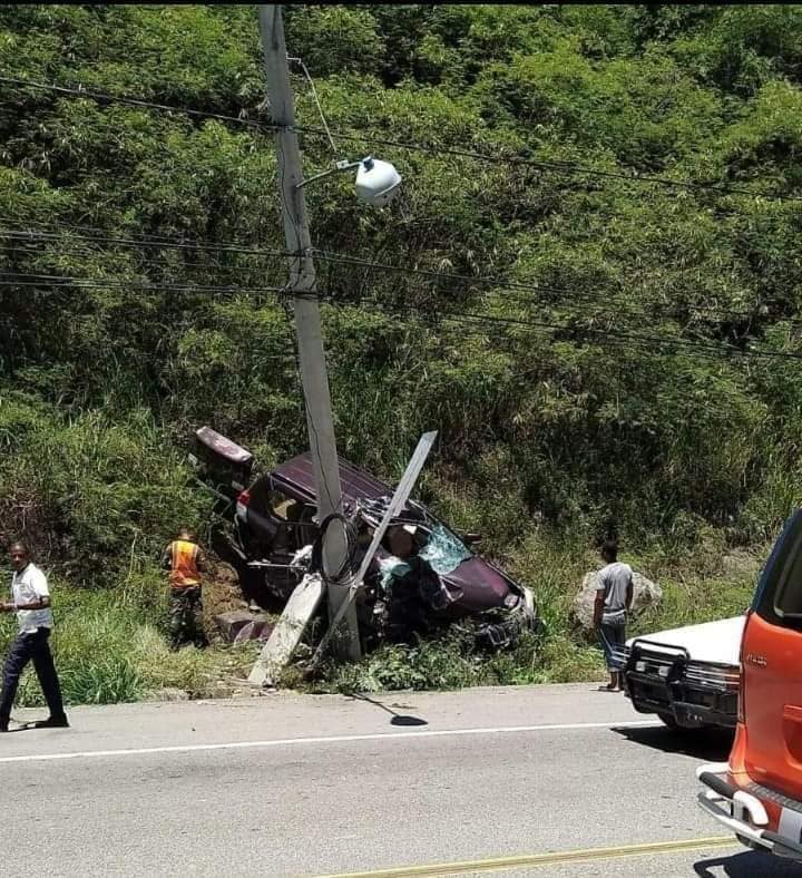 Muere mujer después de un accidente Autopista Puerto Plata Imbert