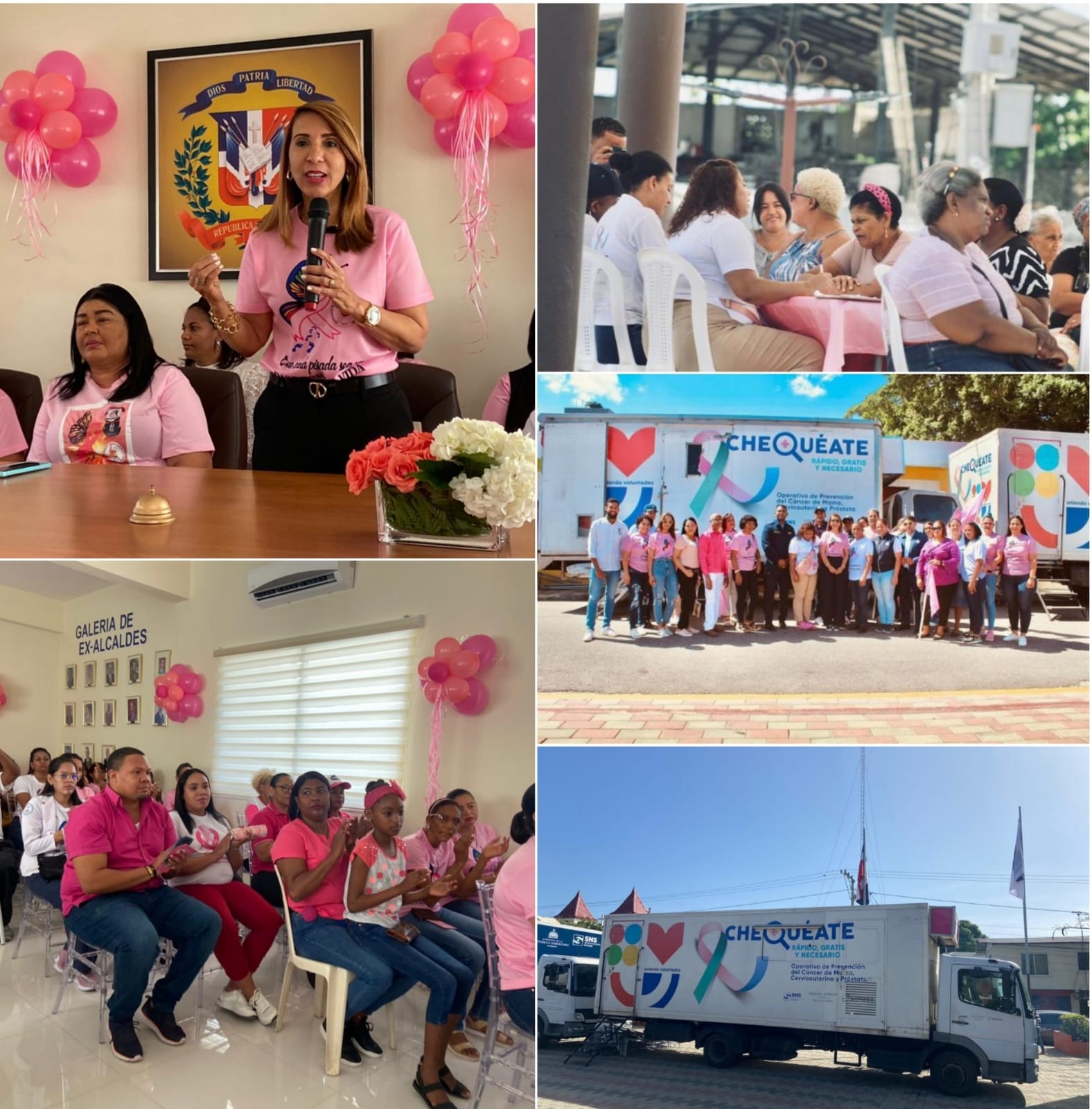 Gobernación realiza jornada de prevención de cáncer de mama en Imbert, Altamira y Luperón