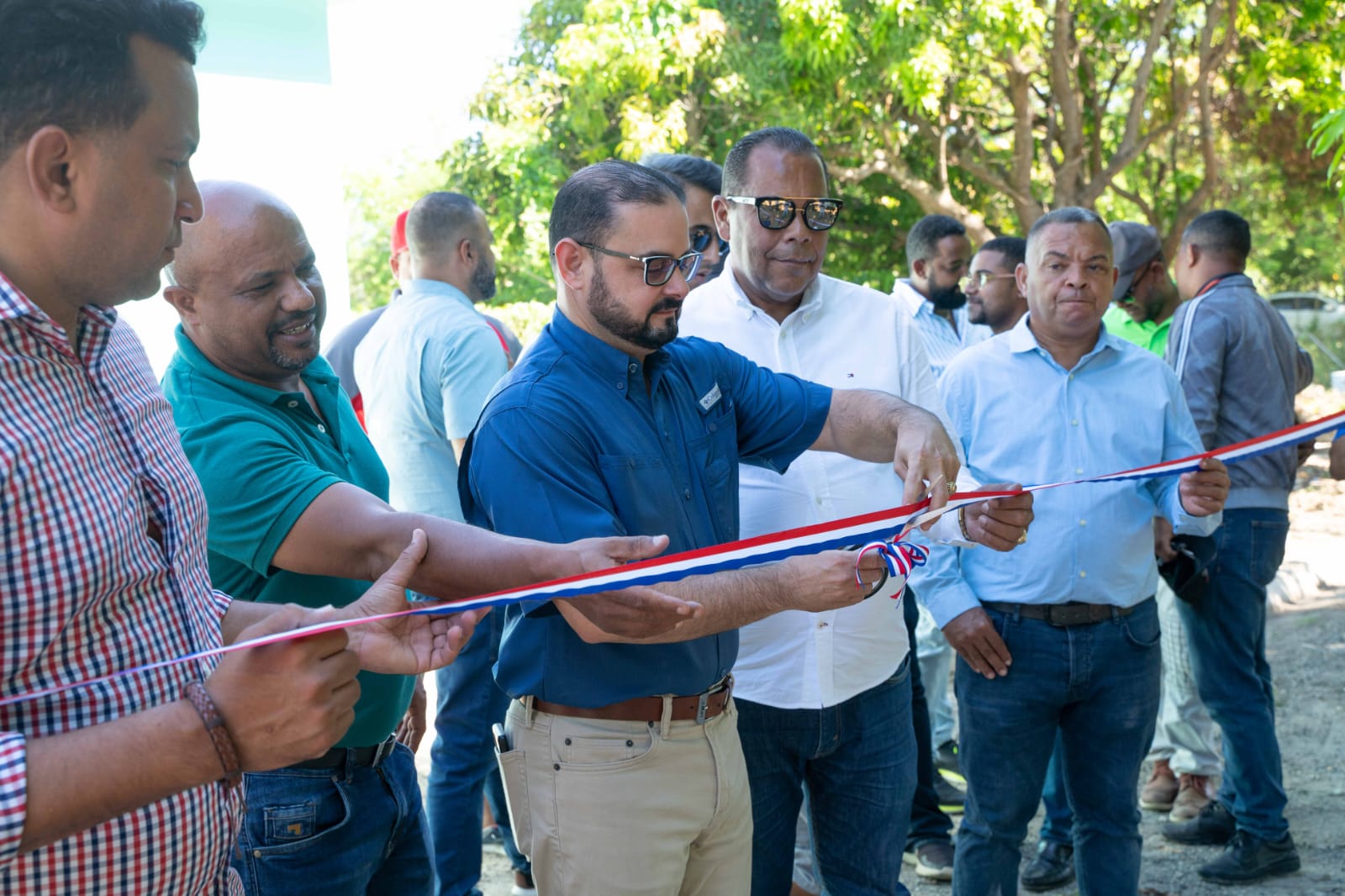 Director de CORAAPPLATA inaugura línea de impulsión de agua potable en Cuesta Amarilla de San Marcos