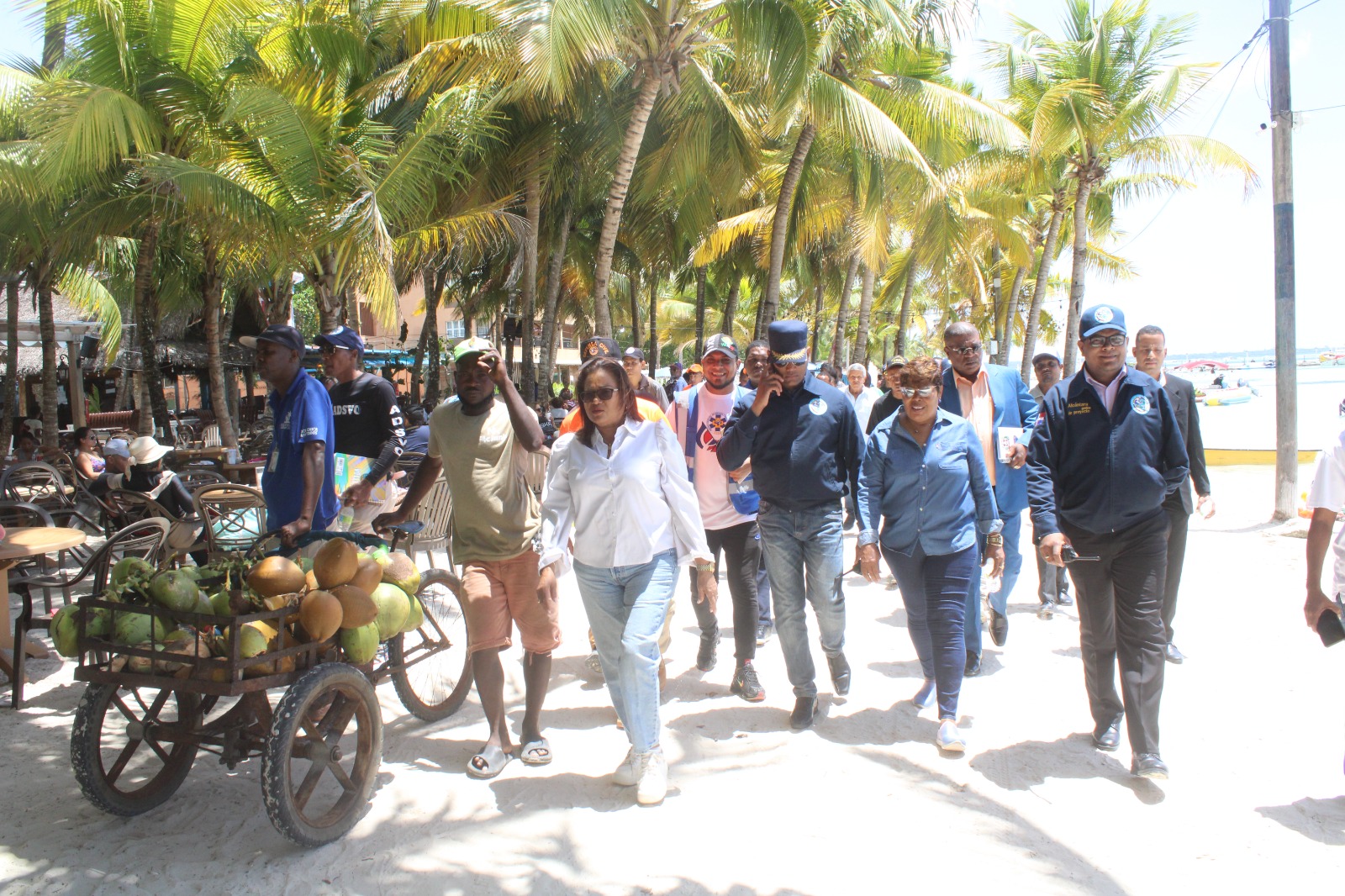 Autoridades de Santo Domingo visita Boca Chica da conocer plan preventivo Semana Santa 2023