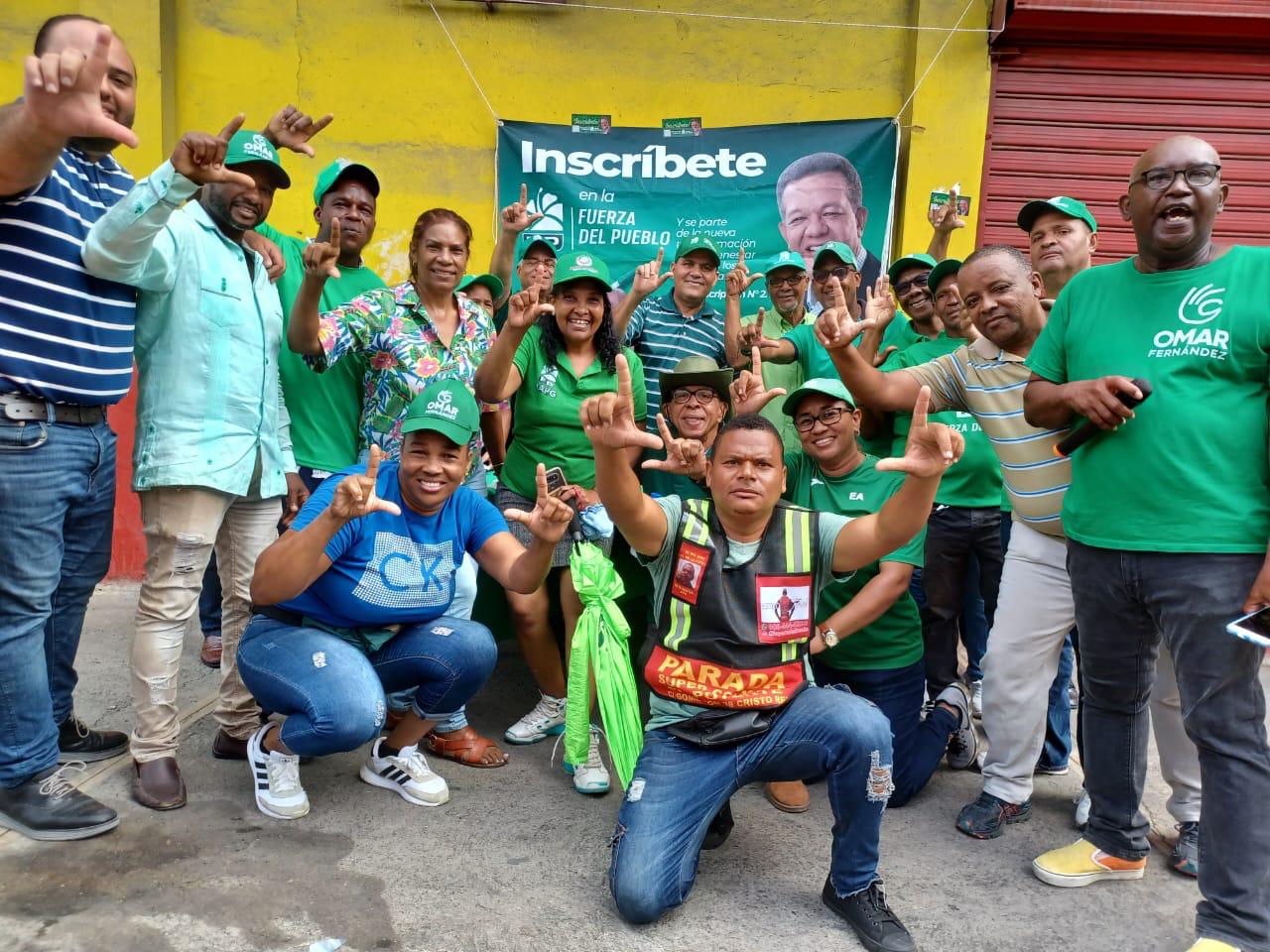 Fuerza del Pueblo continuó jornadas para alcanzar la meta de dos millones de afiliados