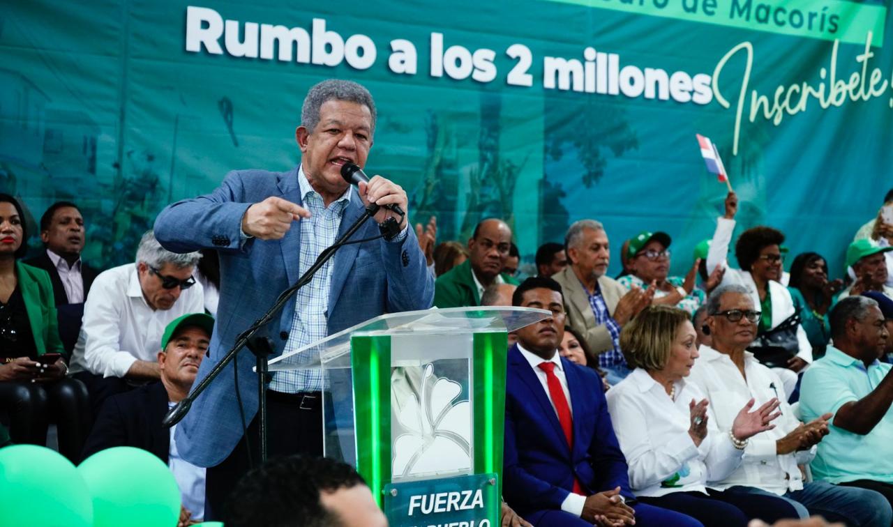 Leonel: deben practicar con el ejemplo «quienes hablan de rendición de cuentas y de transparencia»