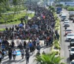 Cinco mil migrantes salieron desde Chiapas hacia frontera con EU