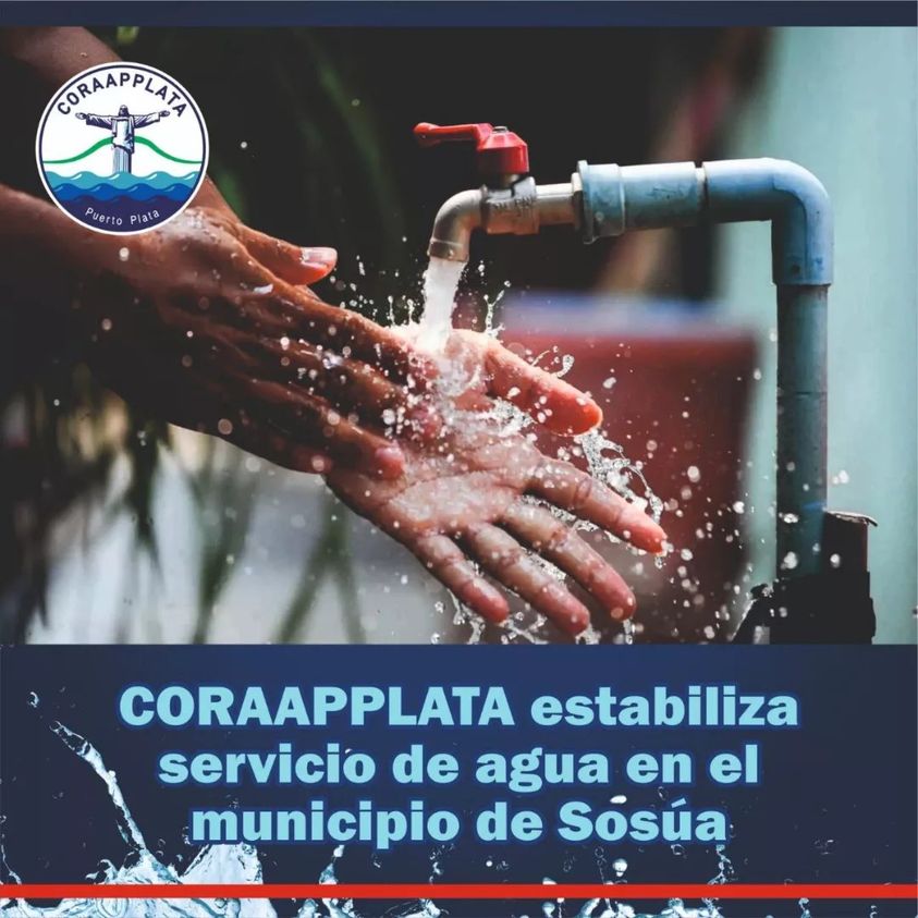 CORAAPPLATA estabiliza servicio de agua en el municipio de Sosúa