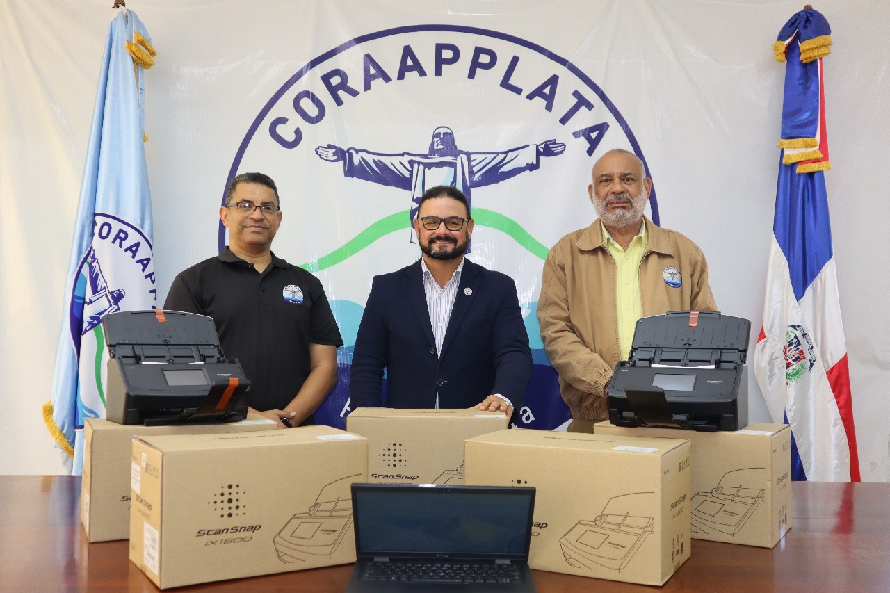 CORAAPPLATA inicia el proceso de digitalización de sus documentos