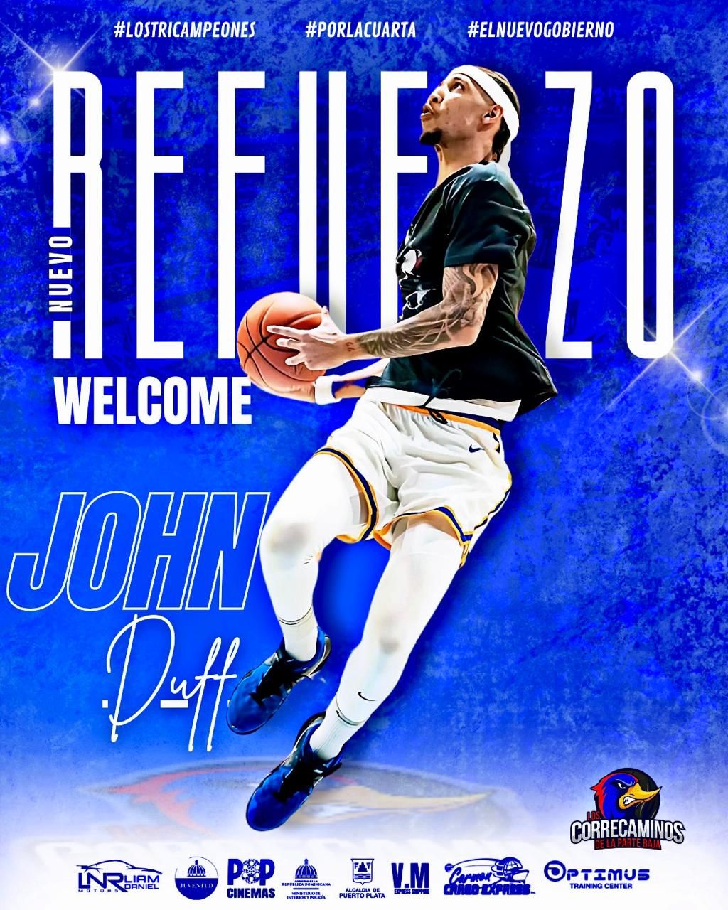 John Duff es contratado como nuevo importado de Correcaminos