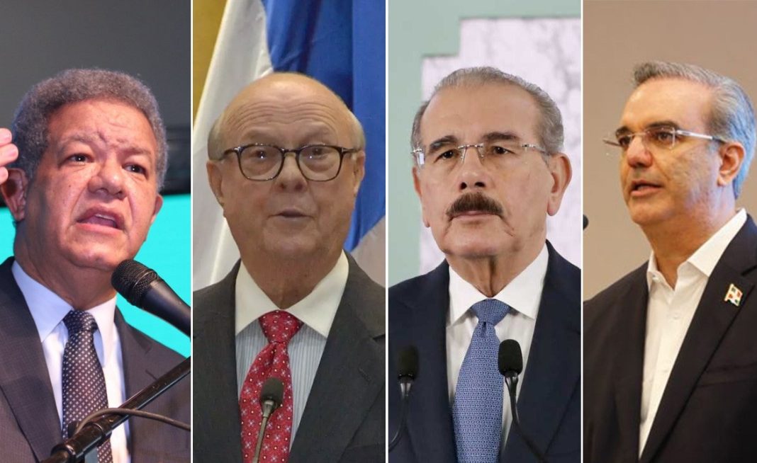 Abinader se reunirá con los expresidentes Mejía, Fernández y Medina el miércoles 14 de mayo