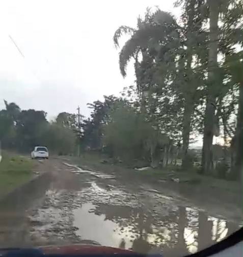 Denuncian mal estado camino vecinales del Burro