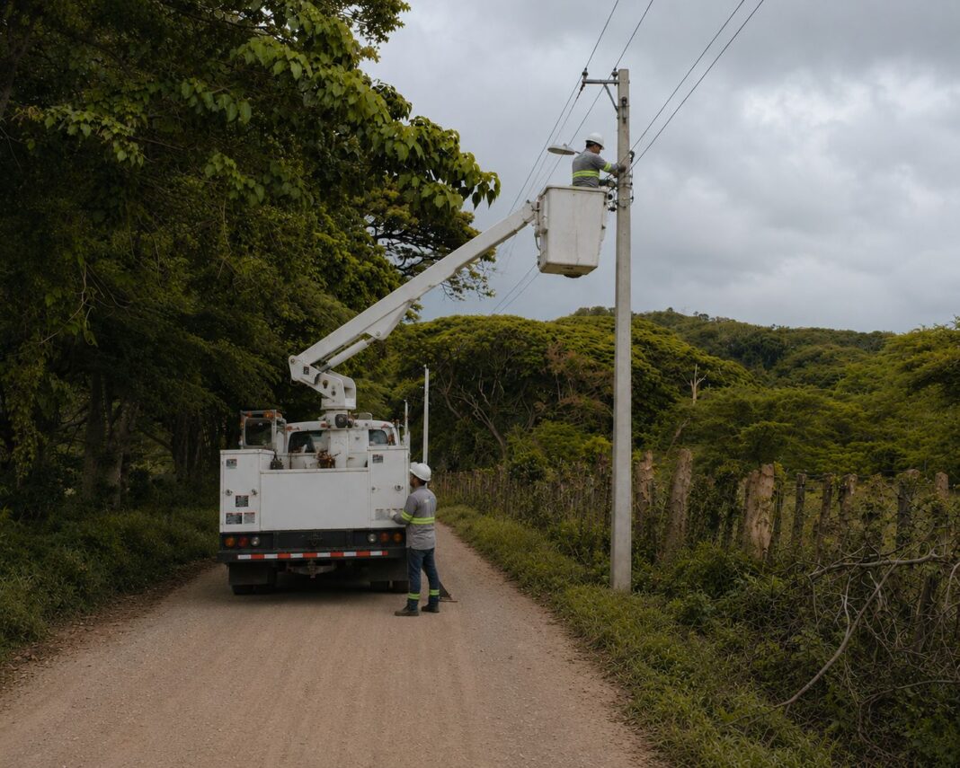 Edenorte ejecuta obras en Estero Hondo Villa Isabela
