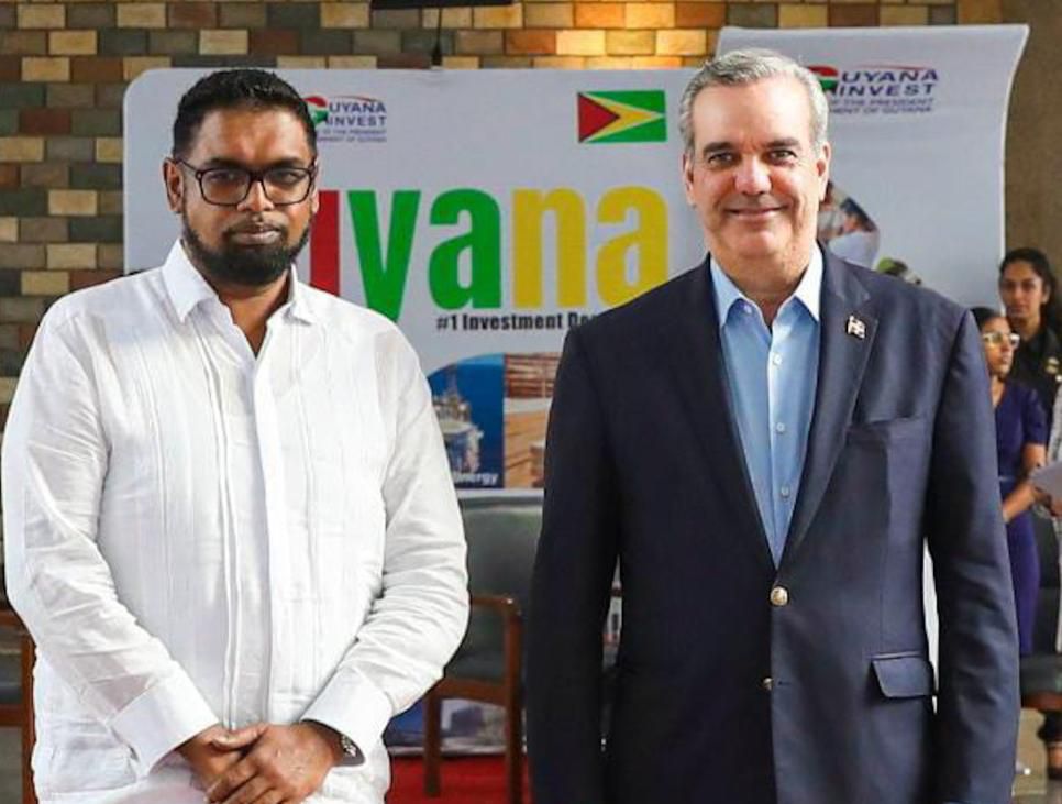 Abinader viaja hoy a Guyana sostener reunión bilateral con el mandatario Mohamed Irfaan Ali