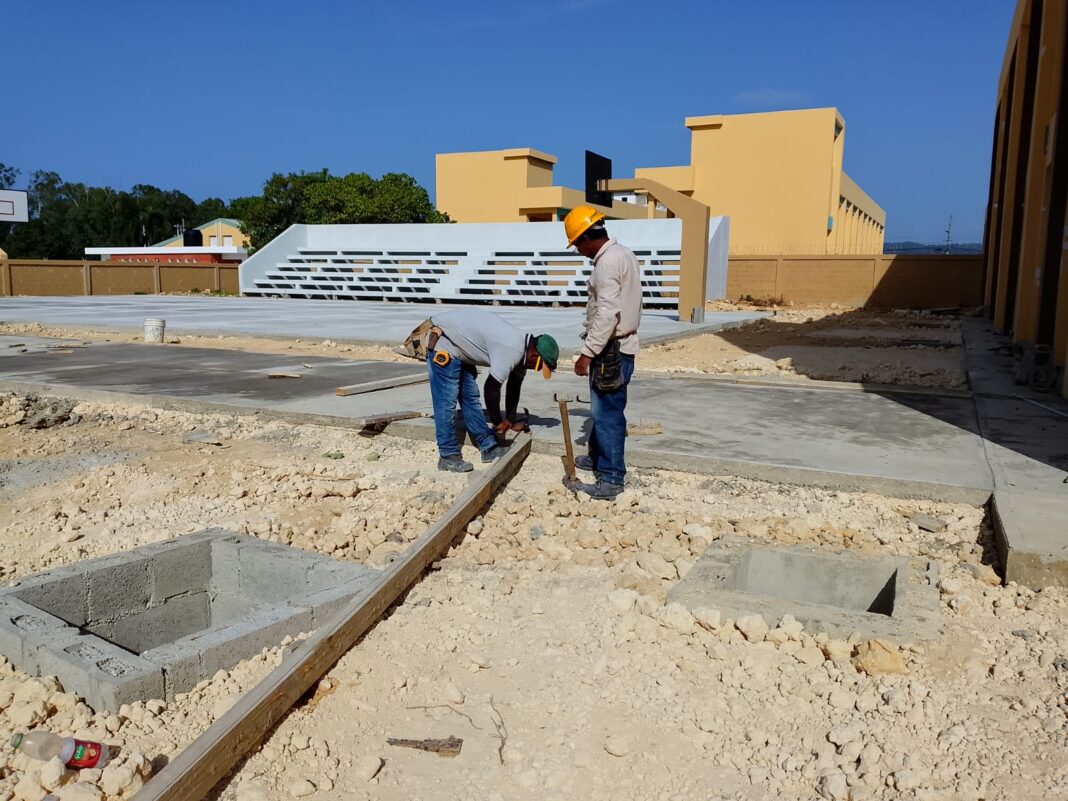 Construcción Liceo Los Charamicos en Puerto Plata está en fase final; será inaugurado en los próximos días