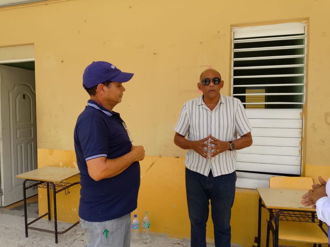 Avanzan trabajos de rehabilitación centro Educativo Silvestre Juma Álvarez en Cabarete